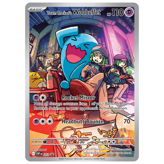 Team Rocket's Wobbuffet - 203 Promo